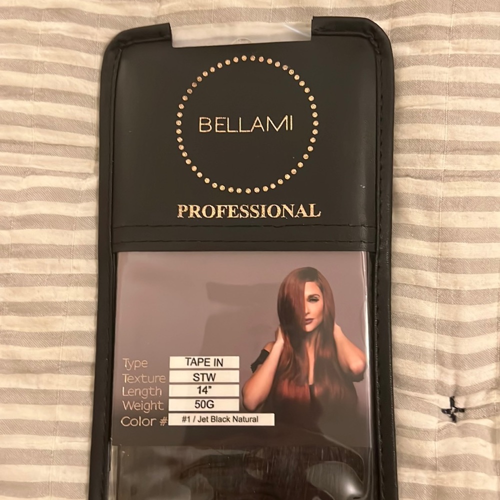 Professional tape in hair extensions